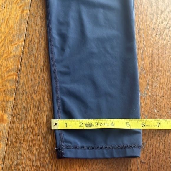 ZYIA Active stretch fabric pants dude pockets elastic waistband blue color - Picture 8 of 12